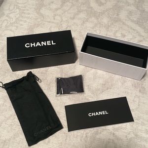 Chanel Box w/ Cloth, Booklet, Sleeve